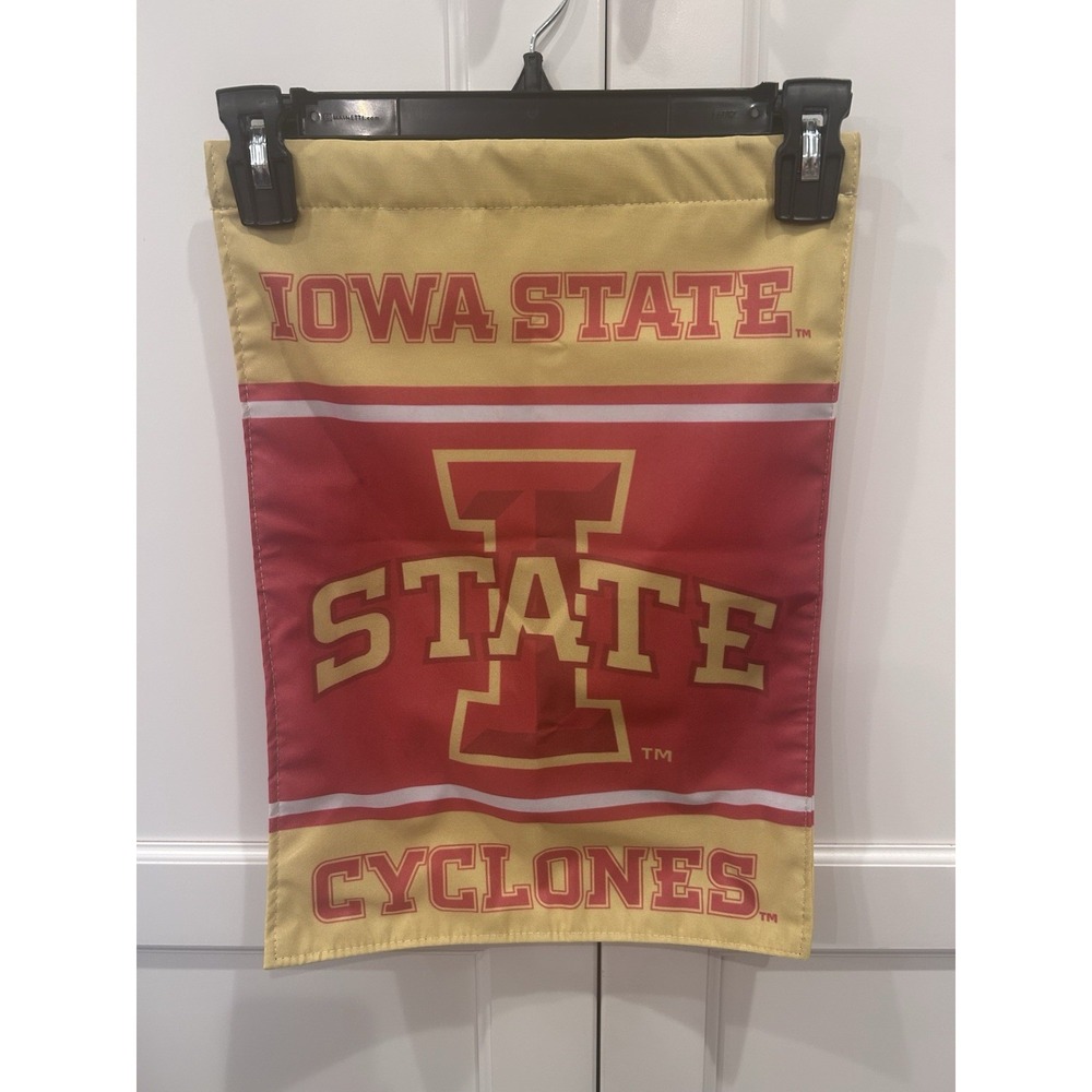 Iowa State Cyclones NCAA Flag Banner - Red Gold White